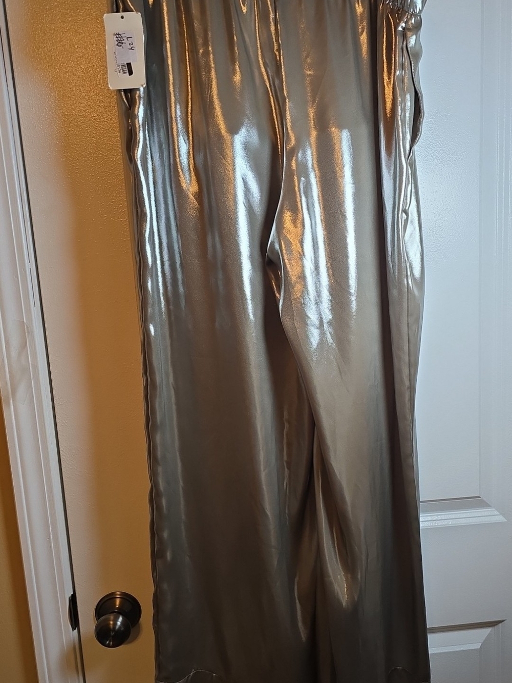 A NEW DAY Shiny Satin Pants Wide Leg Pants XL-XXL - Picture 6 of 8